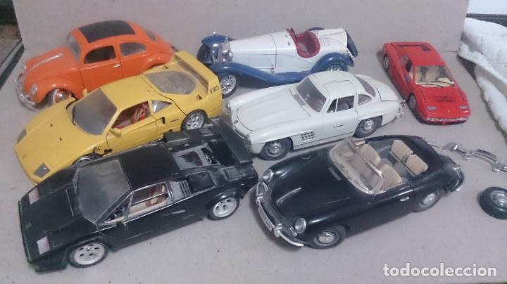 Coches a escala: 7 coches variados ( burago)