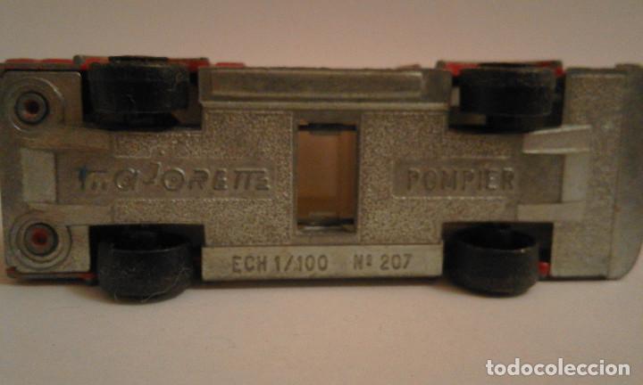 Coches a escala: MAJORETTE POMPIER ECH: 1/100 N&ordm; 207 - Foto 6