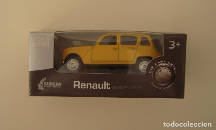 Coches a escala: COCHE ESCALA 1/60 MODELO RENAULT 4L DE SUPER9 SCALE MODELS - Foto 2
