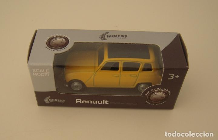 Coches a escala: COCHE ESCALA 1/60 MODELO RENAULT 4L DE SUPER9 SCALE MODELS - Foto 1