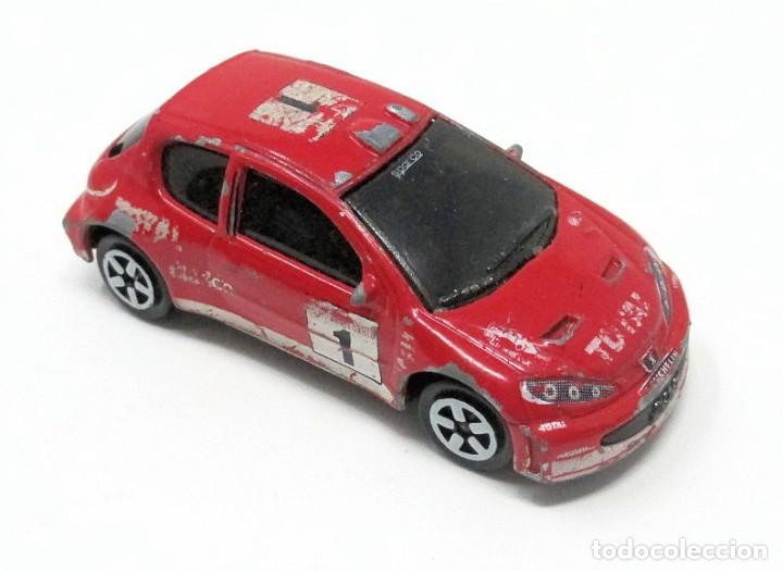 Coches a escala: Peugeot 206 WRC de Majorette, Escala 1/57.