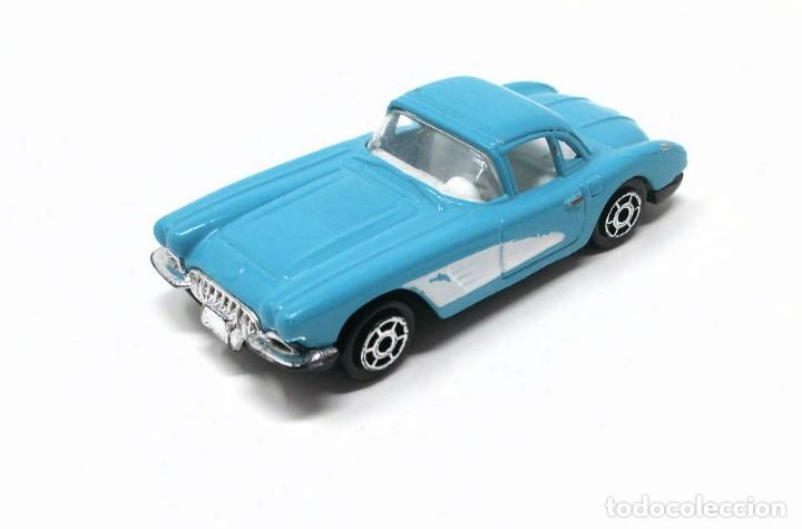 Coches a escala: Chevrolet Corvette del 56 de Majorette - Escala 1/58 Ref. n&ordm; 279.
