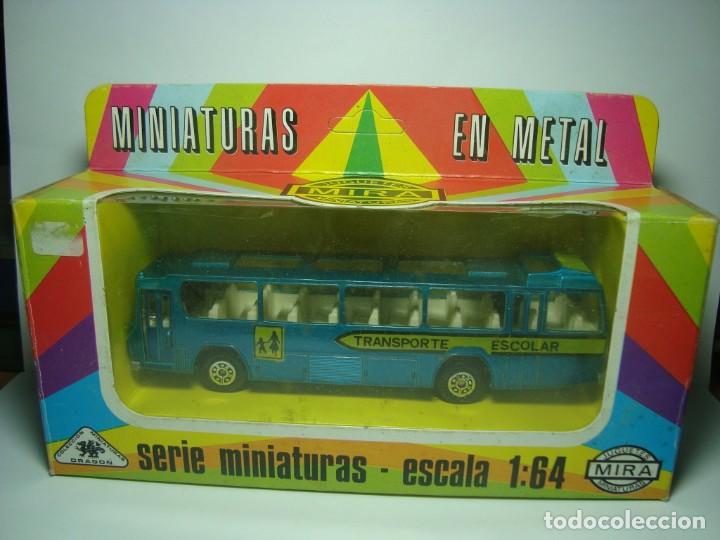 Auto in scala: AUTOBUS BUS ESCOLAR MERCEDES SETRA DE LA MARCA MIRA 1,64 NUEVO EN SU CAJA