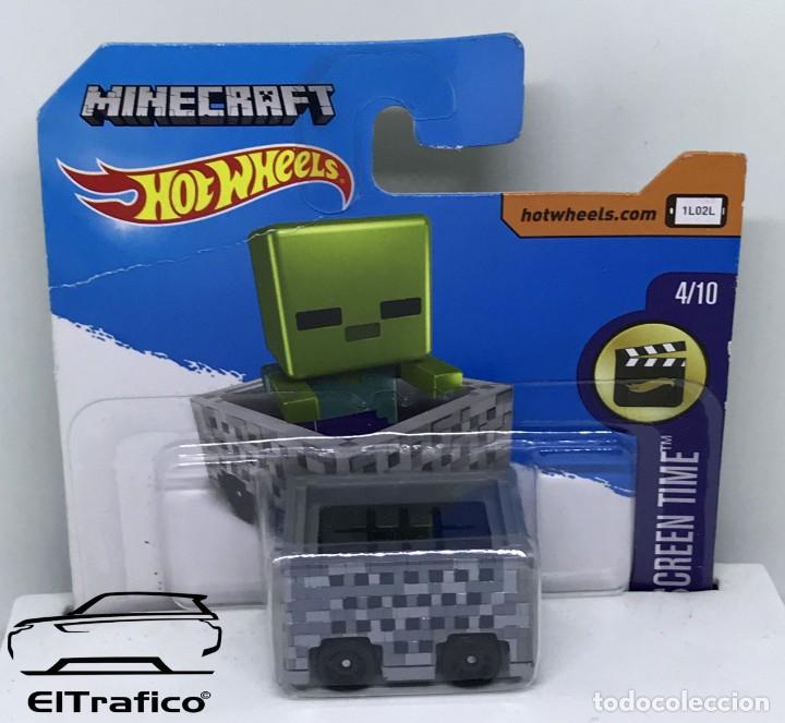 hot wheels minecraft cart