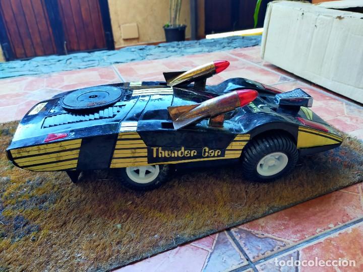 Coches a escala: Antiguo coche de juguete Thunder Car plástico Taiwan Shwan Shin - Foto 2 - 220533907