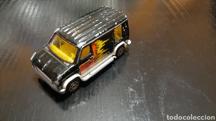 Coches a escala: US van. Furgoneta Majorette. A&ntilde;os 80