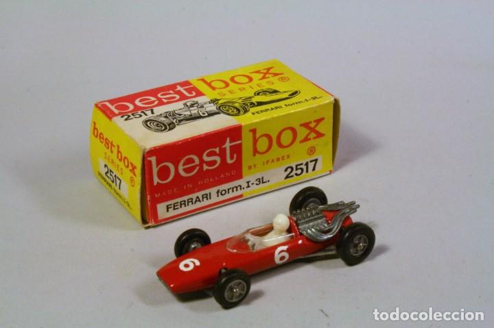 Coches a escala: BEST BOX #2517. Ferrari Formula 1 3L Escala aproximada 1/65 (con caja original)