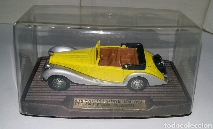 Coches a escala: GUISVAL DELAHAYE 135M 1939 FIGONI FALASCHI. REF 727. NUEVO EN CAJA EXPOSITOR. SIN JUGAR. 9 CM APROX.