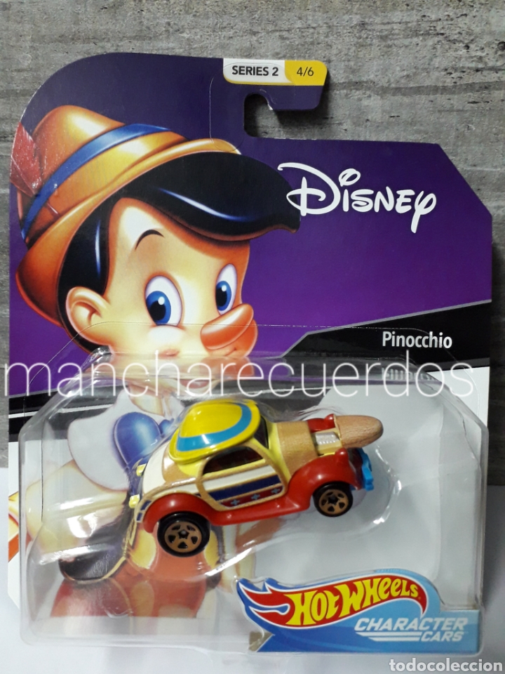 Hot Wheels Pinocchio Disney Character Cars 