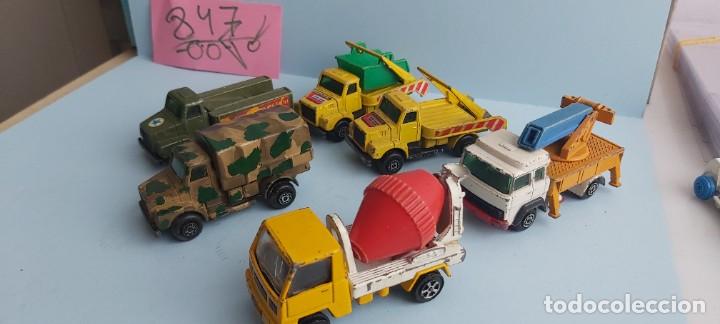 Coches a escala: ANTIGUO COCHE DE LA MARCA GUISVAL VARIAS MARCAS LOTE DE CAMIONES
