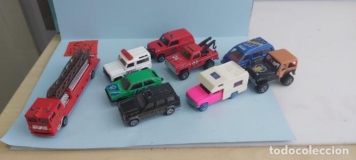 Coches a escala: LOTE DE CAMIONES Y COCHES ANTIGUOS MAJORETTE