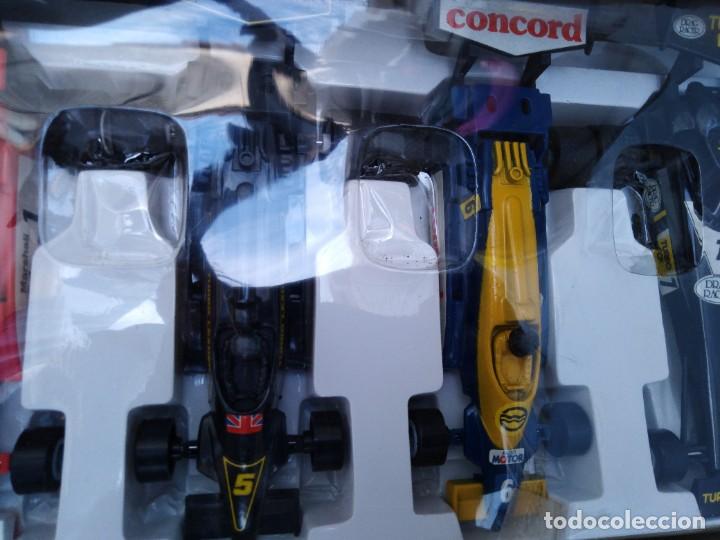 Coches a escala: coche formula 1 nuevo de caja friccion propulsada kiosko a&ntilde;os 80