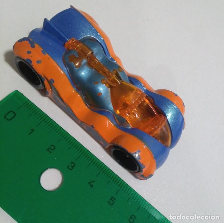 Coches a escala: coche majorette bolido vehiculo naranja azul