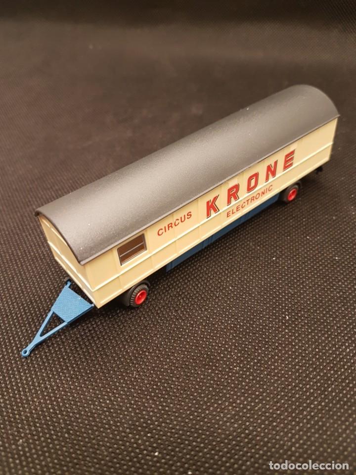 Coches a escala: Vag&oacute;n de Tren Circus Krone en miniatura - Foto 4