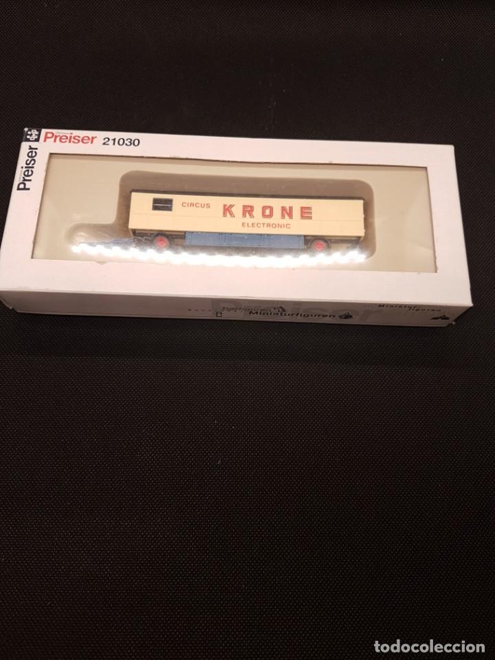 Coches a escala: Vag&oacute;n de Tren Circus Krone en miniatura - Foto 5