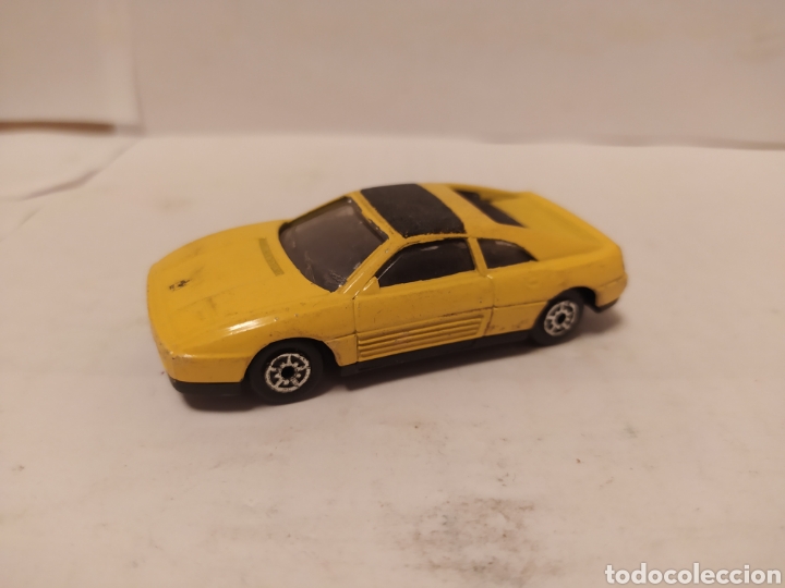 Coches a escala: Ferrari amarillo 348 TS, escala 1/38 MC Toy