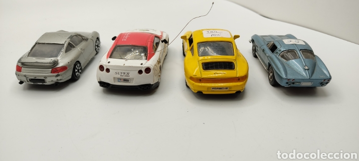 Coches a escala: Lote cuatro coches miniatura de burago, maisto, del Prado ediciones,y un radiocontrol.