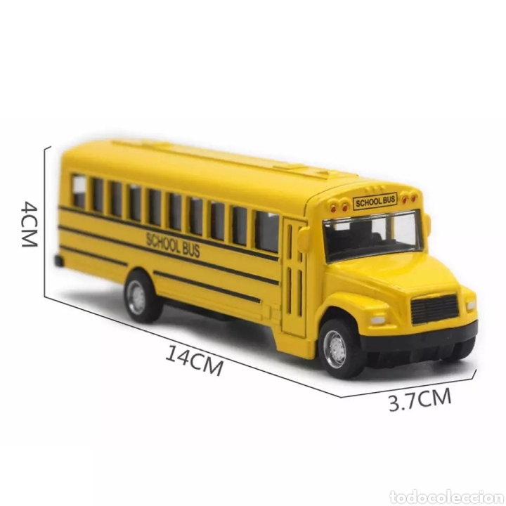Autobús escolar de juguete de plástico de colección