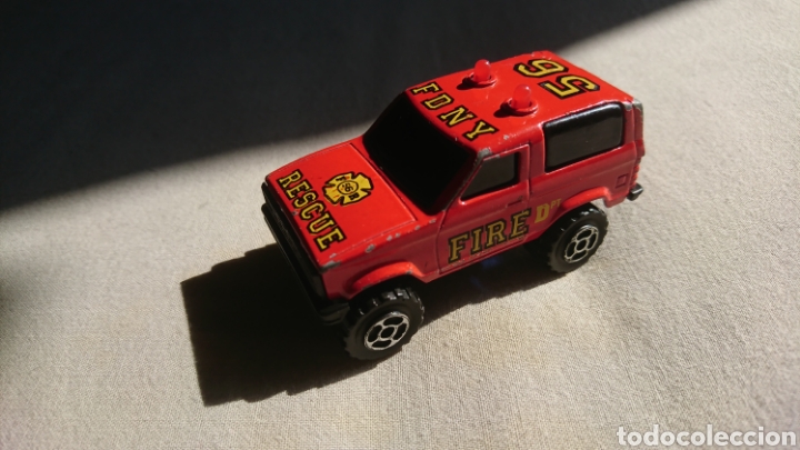Coches a escala: Majorette Sonic Flashers coche de rescate Fire Rescue - Foto 1