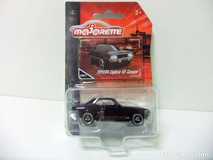 Coches a escala: TOYOTA CELICA GT COUP&Eacute; - MAJORETTE SERIE VINTAGE N&ordm; 230B-3 ESCALA 1:56 - COCHE JAPON&Eacute;S 1:64 APROX.