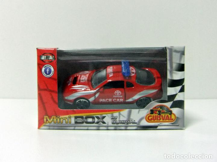 Coches a escala: TOYOTA CELICA PACE CAR - GUISVAL MINI BOX 1:58 1:64 APROX. - COCHE MINIATURA AUTO JUGUETE MINIBOX