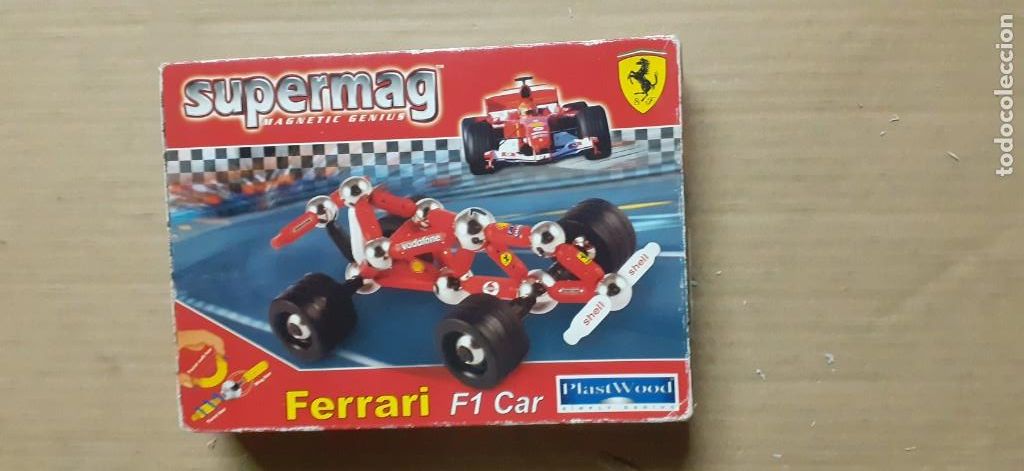 Coches a escala: Supermag Ferrari 248 F1 Magn&eacute;tico Coche Modelo Construcci&oacute;n PRODUCTO OFICIAL