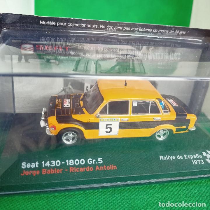 Coches a escala: Coche Rally Seat 1430 - 1800 Gr. 5 / Jorge Babler - Rallye Espa&ntilde;a - 1973 (Escala 1:43) ixo,rallye