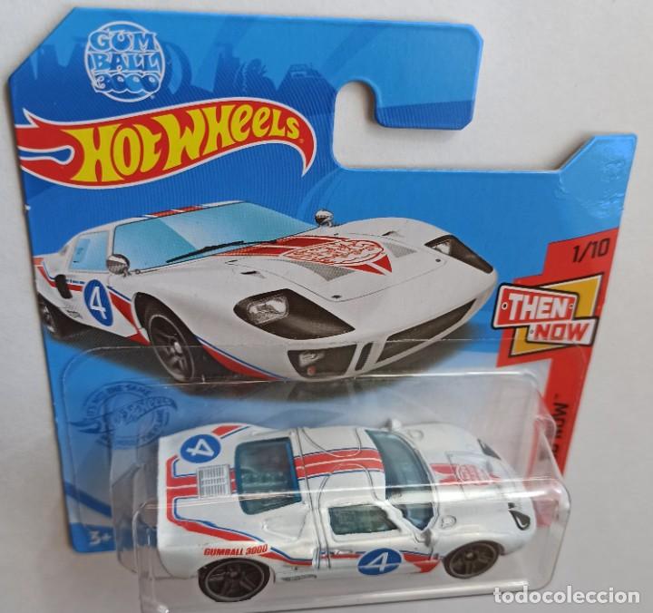 Coches a escala: HOT WHEELS FORD GT-40. GUMBALL 3000. THEN AND NOW 1/10 (1) - Foto 2 - 262712860