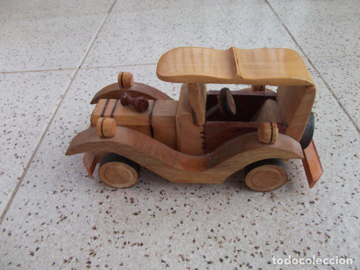 coche de madera - decoracion o coleccion - 37 c - Compra venta en  todocoleccion