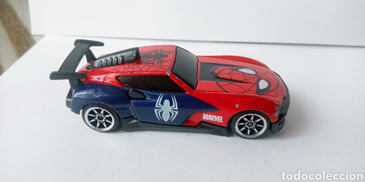 Coches a escala: MAJORETTE - COCHE DE ULTIMATE SPIDERMAN - 2013 - - Foto 8