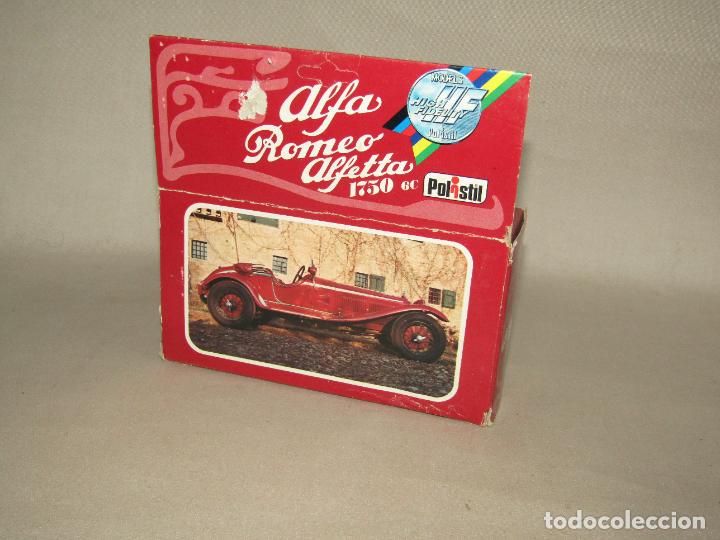 Coches a escala: Antigua Caja Vac&iacute;a del ALFA ROMEO ALFETTE 1750 6C de POLISTIL Made in Italy del A&ntilde;o 1978