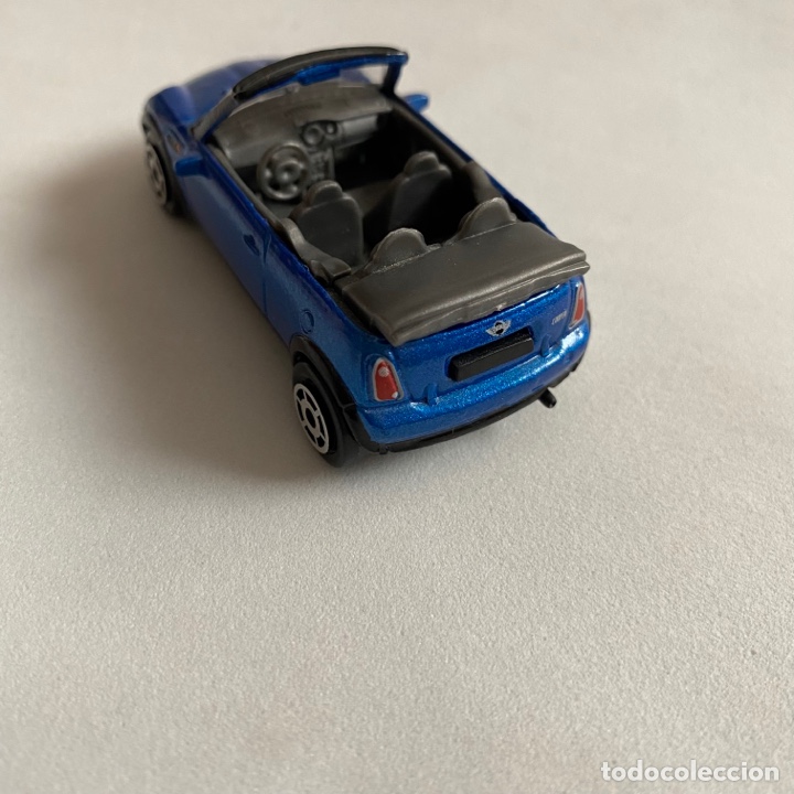 Coches a escala: Mini cooper cabrio de Majorette en azul - Foto 2