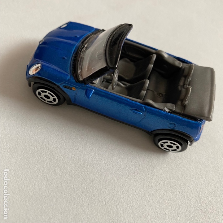 Coches a escala: Mini cooper cabrio de Majorette en azul - Foto 1