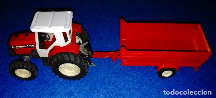 Coches a escala: TRACTOR Y REMOLQUE GUISVAL A&Ntilde;OS 80 REF. A027