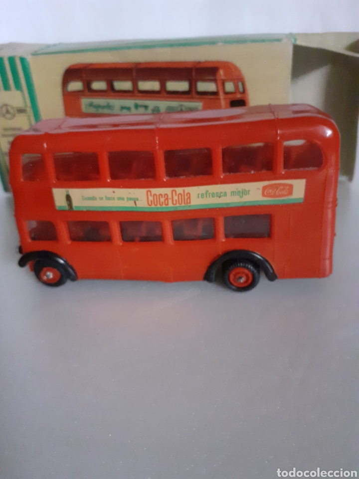 Coches a escala: ANGUPLAS MINICARS AUTOBUS COCA COLA EN CAJA - Foto 3