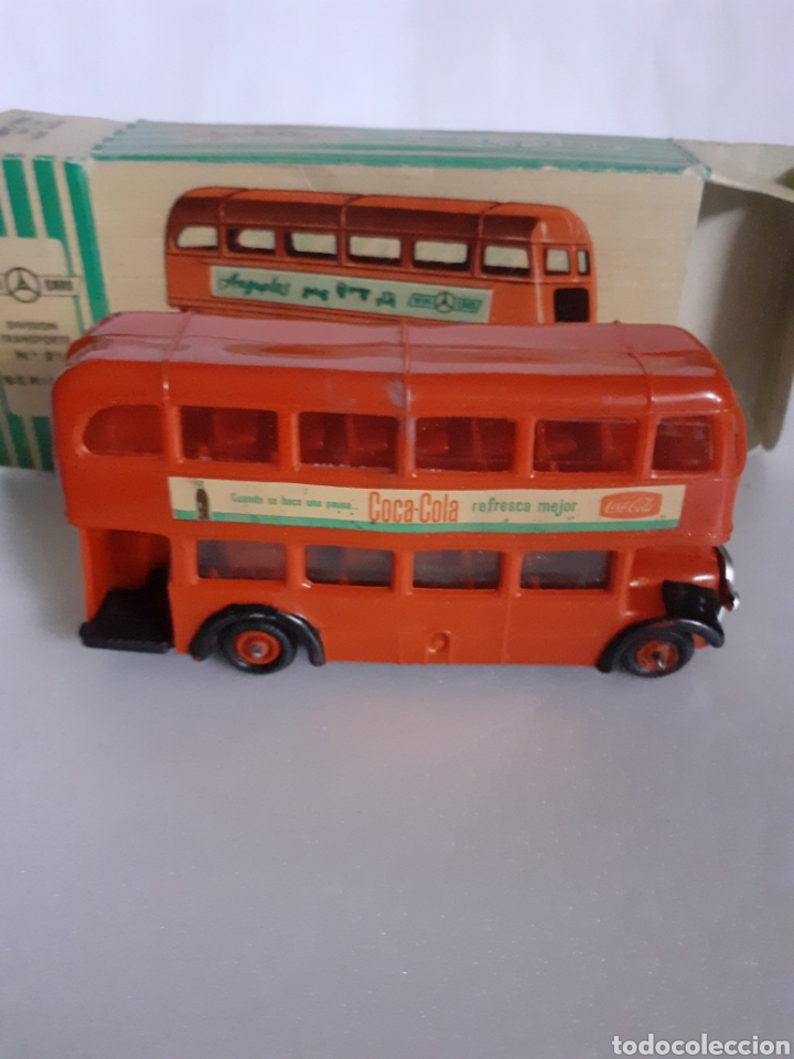 Coches a escala: ANGUPLAS MINICARS AUTOBUS COCA COLA EN CAJA - Foto 1