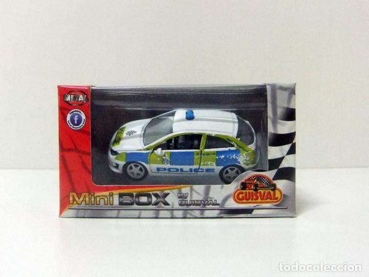 Coches a escala: SEAT IBIZA CUPRA 2009 WILTSHIRE POLICE U.K. GUISVAL MINI BOX COCHE 1:58 POLICIA MINIBOX 1:64 APROX.