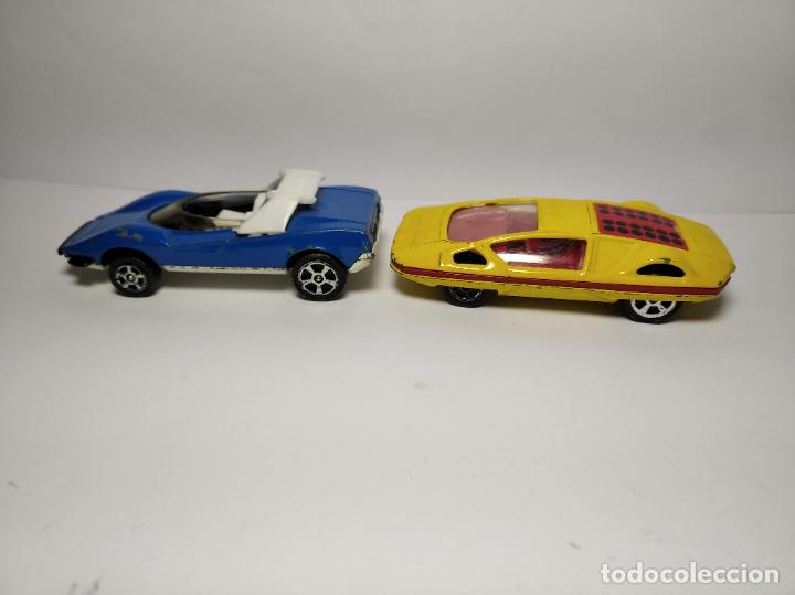 Coches a escala: LOTE DE COCHES FERRARI MODULO PININFARINA Y ALFA ROMEO 33 DE CORGI JUNIORS 1,64 BUEN ESTADO