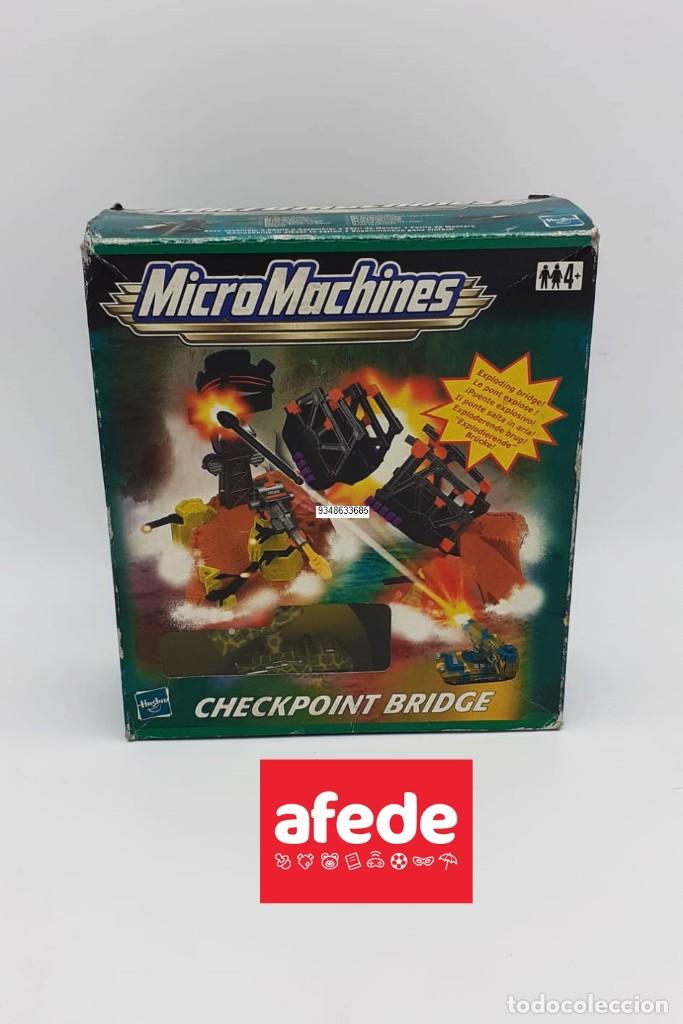 Coches a escala: MICRO MACHINES &rdquo;CHECKPOINT BRIDGE&rdquo;. NUEVO EN CAJA. HASBRO A&Ntilde;O 2002.