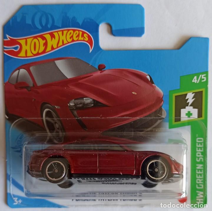 hot wheels porsche taycan turbo s. hw green spe - Comprar Coches en