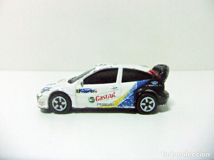 Coches a escala: FORD FOCUS WRC FORD TEAM RS CASTROL #7 - MAJORETTE REF. 201 A - ESCALA 1:57 COCHE RALLY RALLYE CAR