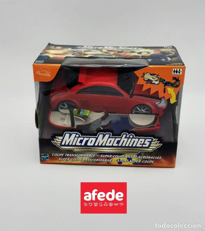 Coches a escala: MICRO MACHINES. VEH&Iacute;CULO SUPER COUP&Eacute; MULTI-ACROBACIAS. NUEVO EN CAJA. HASBRO A&Ntilde;0 2001.