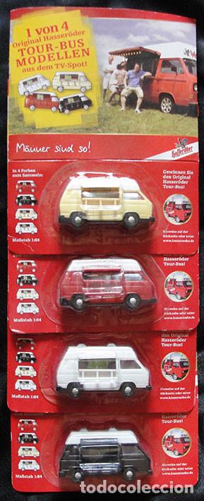 Coches a escala: COLECCION 4 TOUR BUS HASSERODER - NUEVOS -