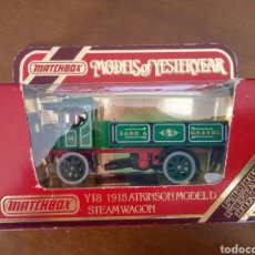 Coches a escala: MATCHBOX MODELSOFYESTERDAY. Y18. ATKINSON MODEL D STEAM WAGON. LIMITED EDITION.. Lote 286005618