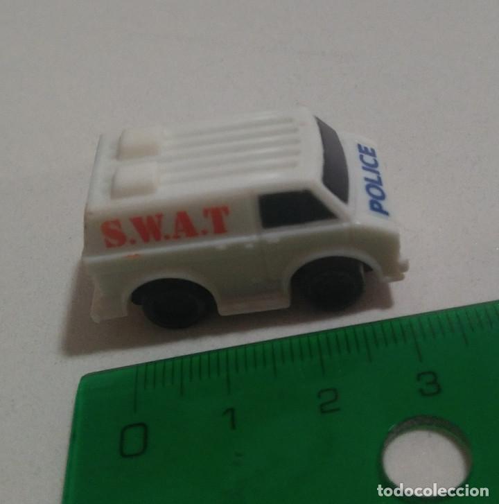 Coches a escala: Majorette Micro Sonic Blasters Police S.W.A.T. Van camion policia mini miniatura vehiculo