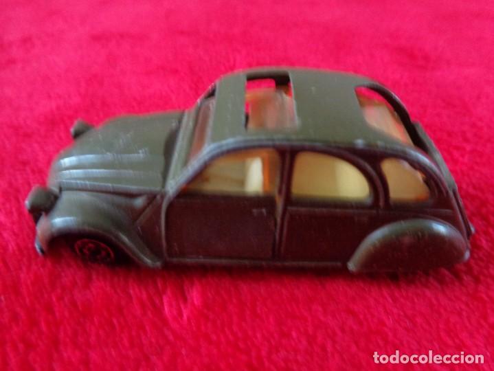 Coches a escala: coche guisval citroen 2 cv VERDE MILITAR