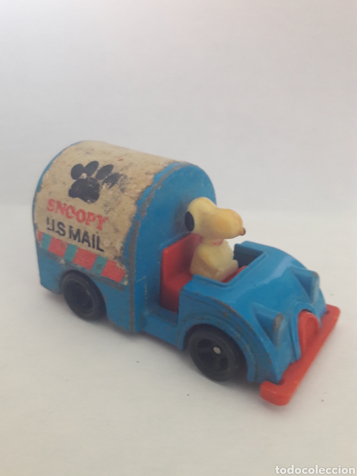 Coches a escala: ANTIGUO RARO COCHE METAL SNOOPY FEATURING 1958,1966 .