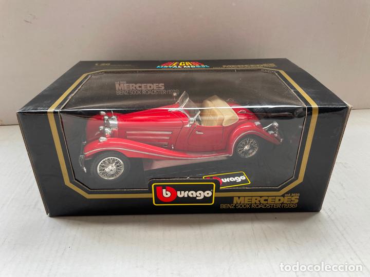 Coches a escala: COCHE MERCEDES 500 K ROASTER DE BURAGO ESC. 1:20
