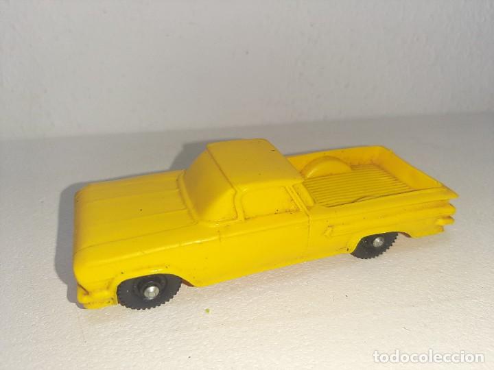 Coches a escala: TOMTE LARDAL : ANTIGUO COCHE DE GOMA N&ordm; 14 CAMIONETA CHEVROLET EL CAMINO A&Ntilde;OS 60 MADE IN NORUEGA
