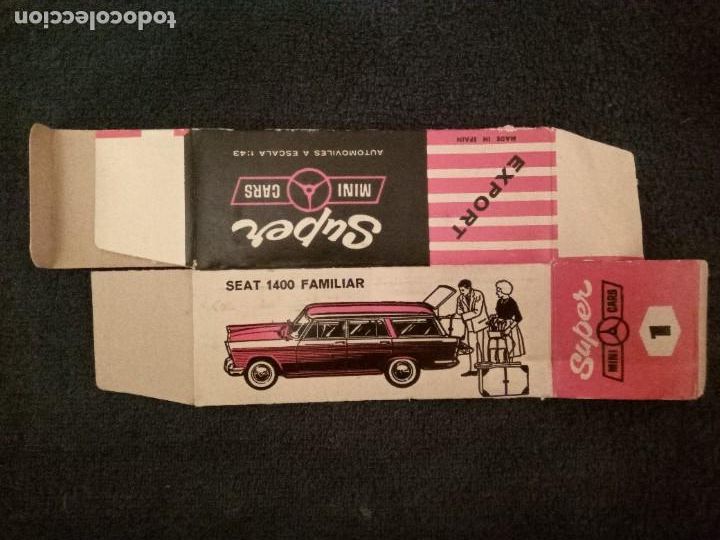 Coches a escala: Anguplas Caja vac&iacute;a SEAT 1400 Familiar